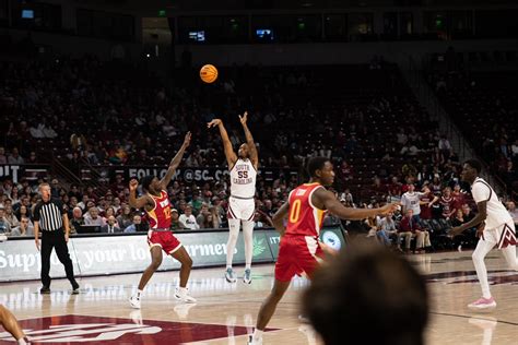 B.J. Mack’s double-double helps South Carolina pull away early in the second half to beat VMI 74-64